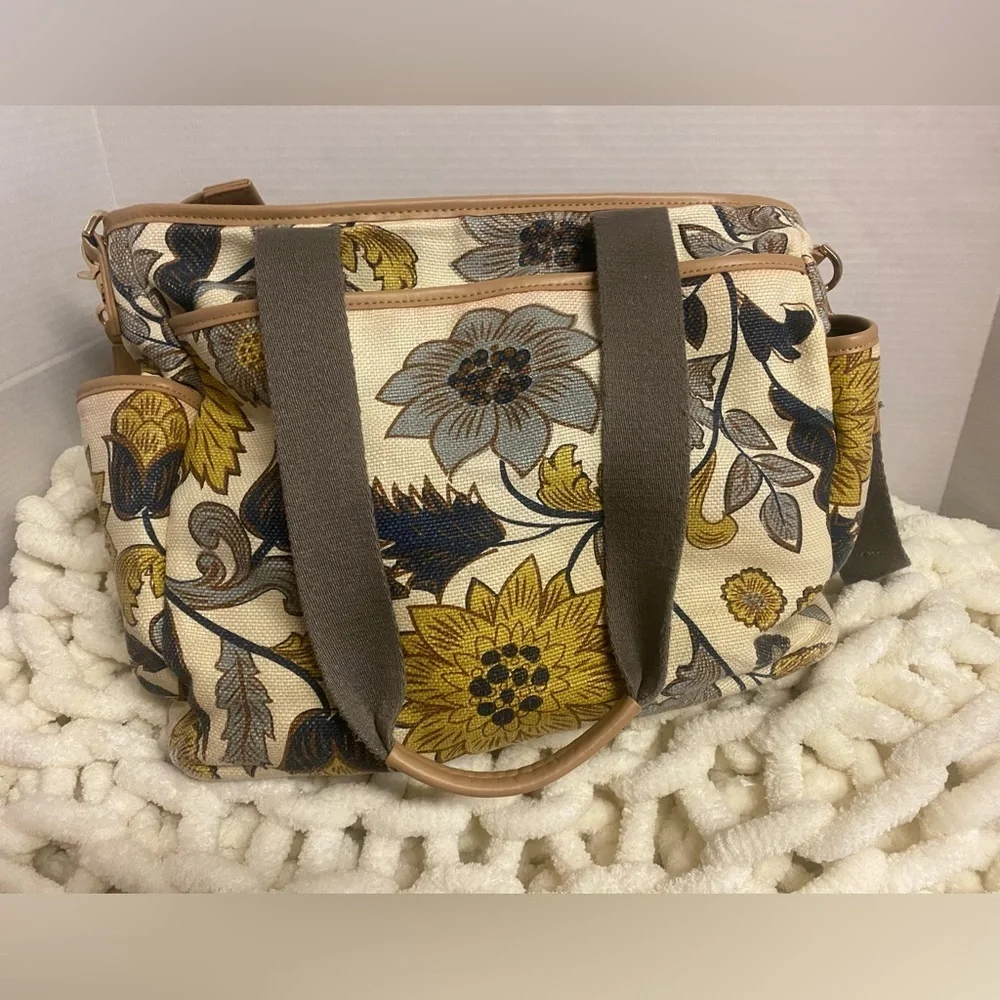 Spartina 449 Floral Tote/Diaper Bag